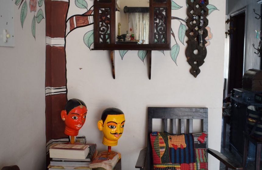 Madhubani Tree of Life & Block Print Wall Makeover