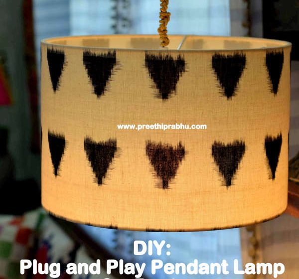 DIY: Plug and Play Pendant Lamp