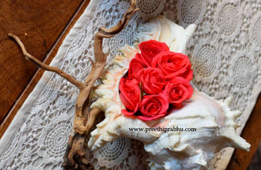 DIY – Flower Arrangement in a Conch