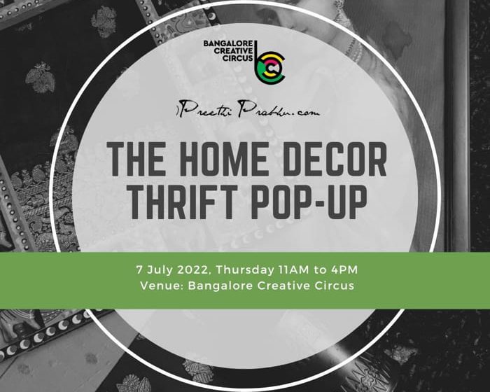The Home Decor Thrift Pop Up – Bangalore